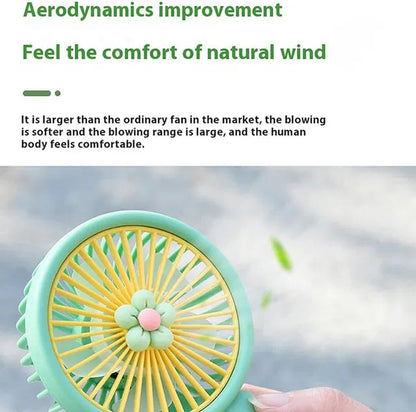 Ultra Quiet Little Flower Handheld Fan